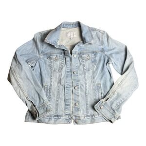 Vtg Y2K Old Navy‎ Denim Trucker Jacket XL Button Up Grunge Country Western Indie